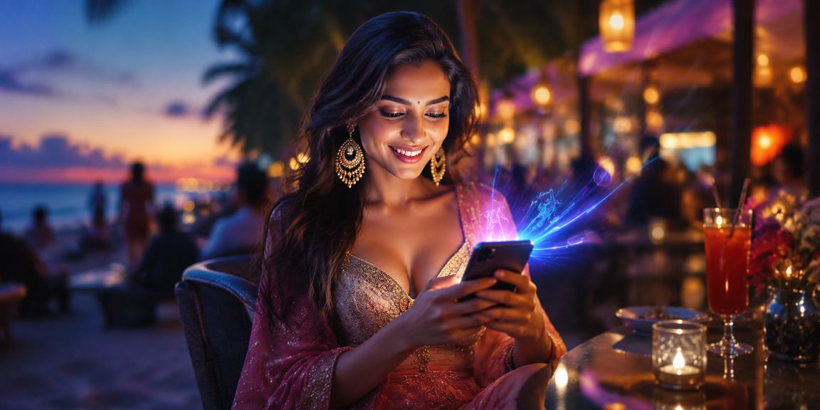 Cricket betting enthusiast in Goa using fast payments on mobile