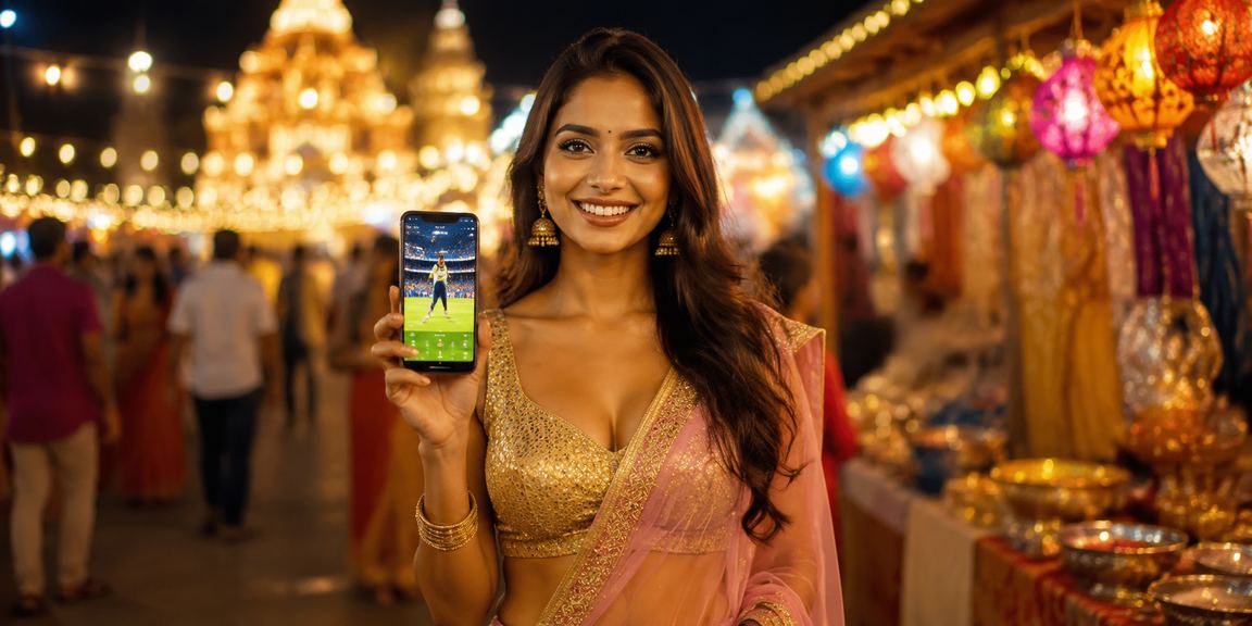 Diwali festival themed sports betting on cricket and kabaddi in India